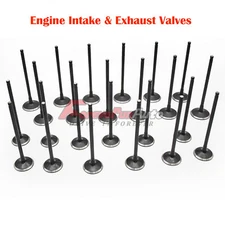 24PCS Intake Exhaust Valves For 2002-2010 Honda Odyssey 3.5L 03-07 Accord 3.0L