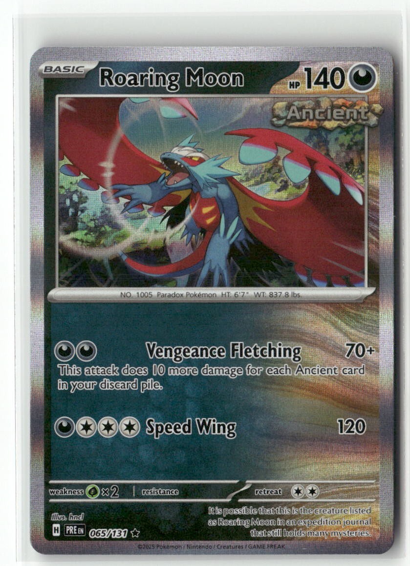 Roaring Moon 065/131 Holo - Prismatic Evolutions - Pokemon TCG NM