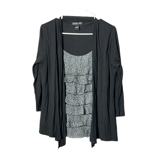 August Silk Womens 3/4 sleeve cardigan 