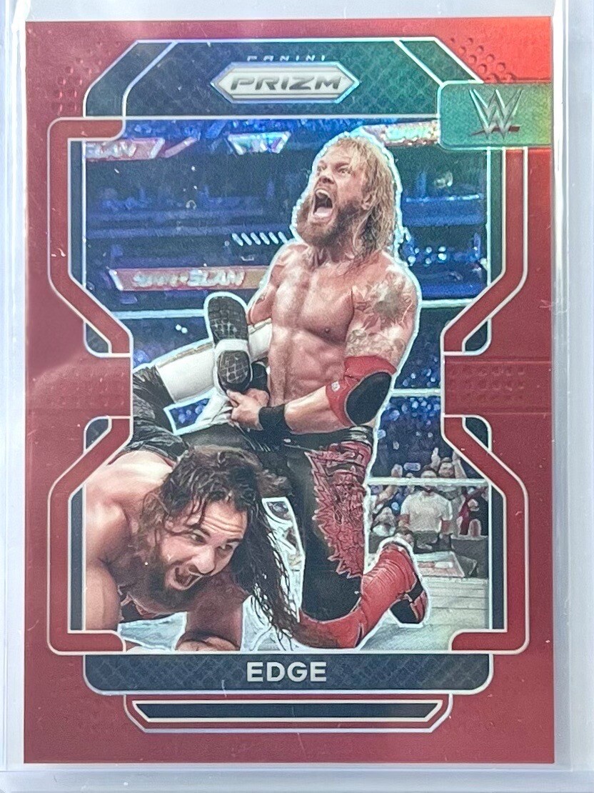 PACK FRESH 2022 Panini Prizm WWE Edge #164 Red Prizm Parallel #201 89/ 299