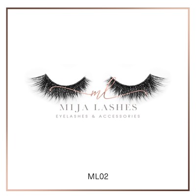 Mija Lashes 100% Faux Mink Strip Wimpern