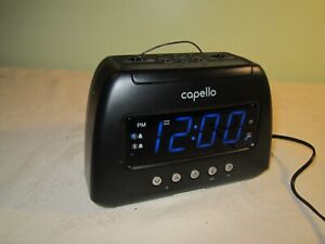 Capello AM/FM Radio Digital Alarm Clock (Model CR21) Blue LED | eBay