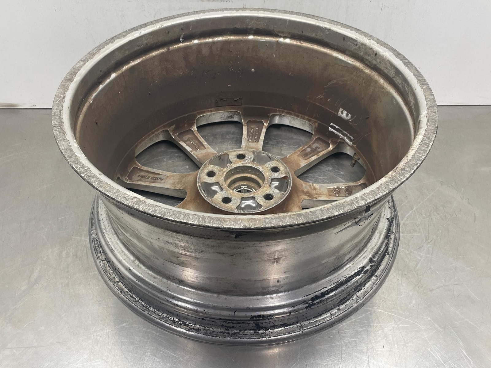 2009 Maserati Quatteoporte Front Genuine Wheel Rim 19" x 8.5" Silver 9 Spoke