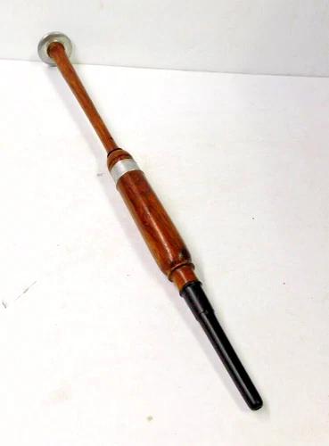 SHEESHAM WOOD 19" LONG REGULAR PRACTICE CHANTER FOR BAGPIPES - USED GOOD COND