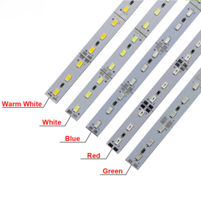 10pcs LED Bar Light Aluminum Rigid Strip Tape 12V 0.5M 5630 Under Cabinet Light