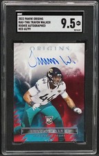 2022 Panini Origins RAU-TWA Travon Walker ROOKIE SIGNED RED #60/99 SGC 9.5 MT+