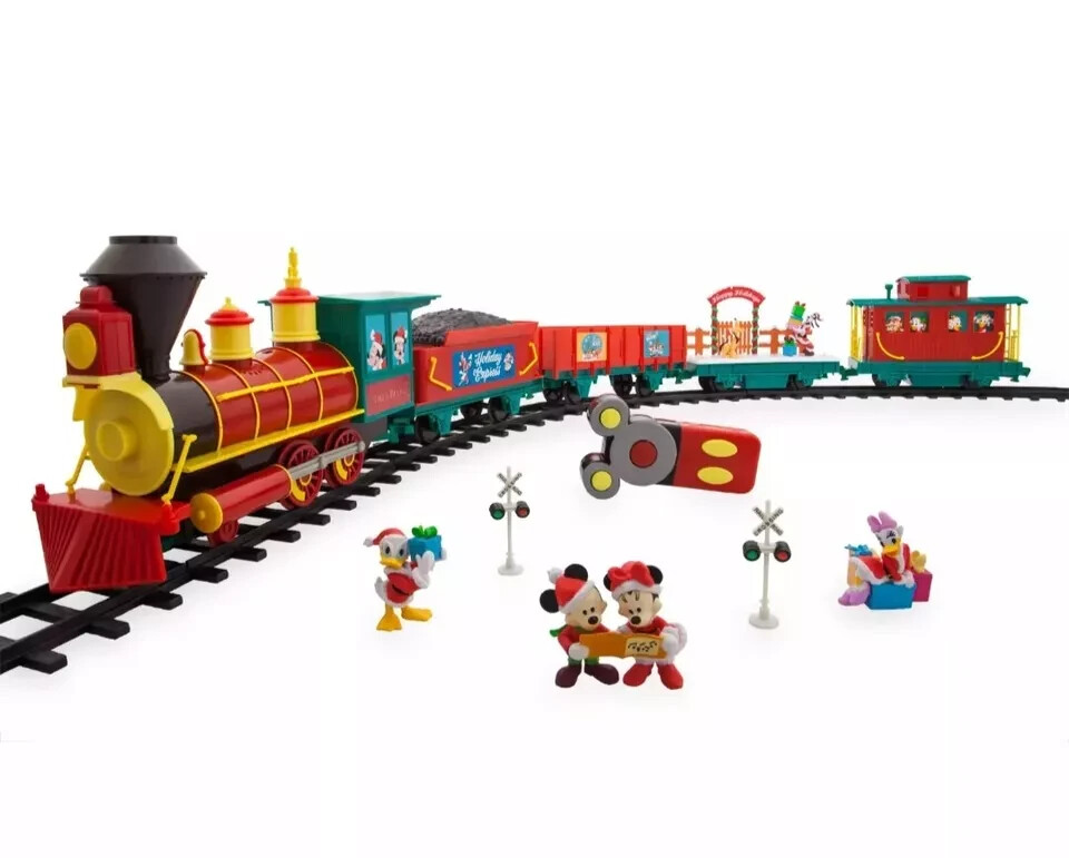 Disney Parks Mickey Mouse Holiday Train Set ~ NEW 2023 Remote