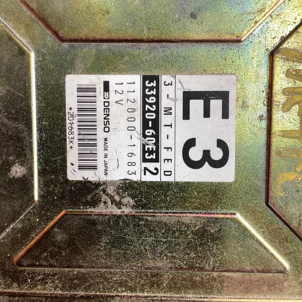 1992-1993 Geo Metro HTBK 1.0L M/T FED emission ECU ECM PCU PCM processor oem - Image 2 of 2