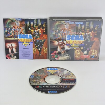 Sega CLASSIC Arcade Collection Limited Edition Sega Mega CD d369 mcd