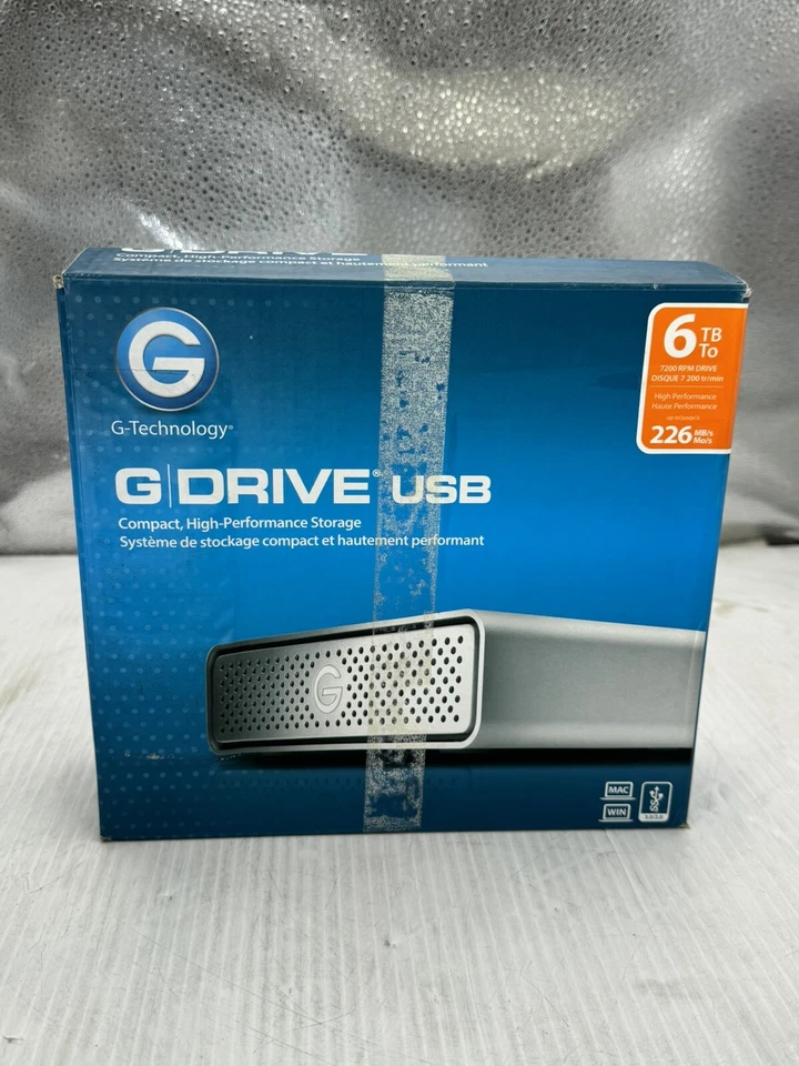 G-Technology G-Drive 6TB External Hard Drive 0G03674 USB 3.0 - Image 4 of 4