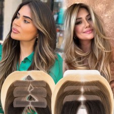 Lace Base Cover-up Front Hairline REMY Human Hair Patches Toupee Hair Topper