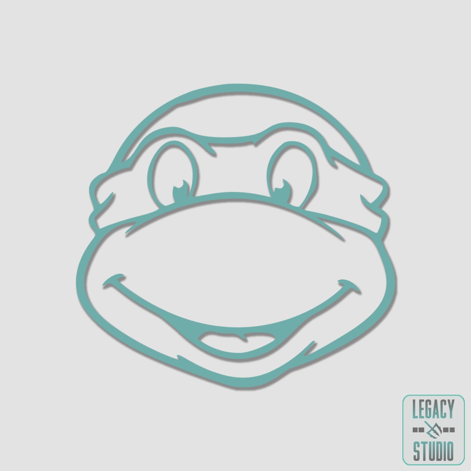 Ninja Turtle Face Outline