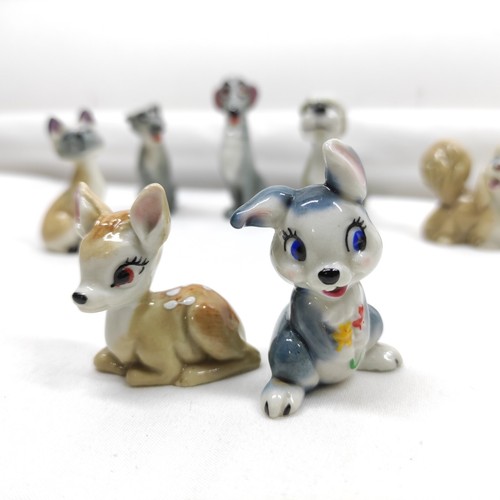 Lot of 7 Wade Disney Hat Box Series Porcelain 1959-65 Disney’s 1981-87 Dogs Cat - Picture 7 of 19