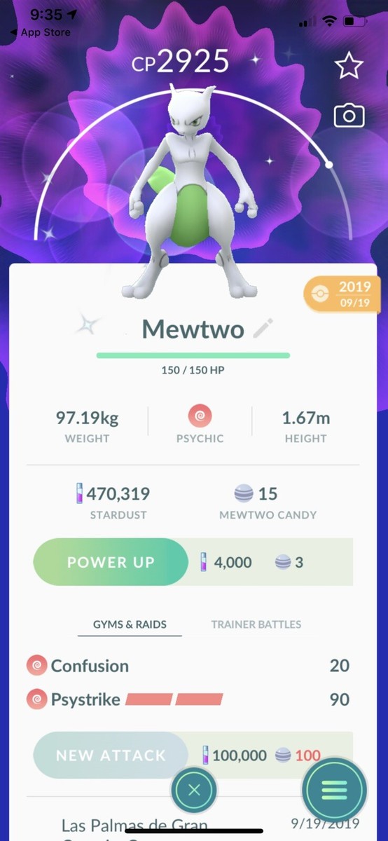 shiny mewtwo pokemon go card Mewtwo VSTAR UR 091/071 Pokemon GO main image 0