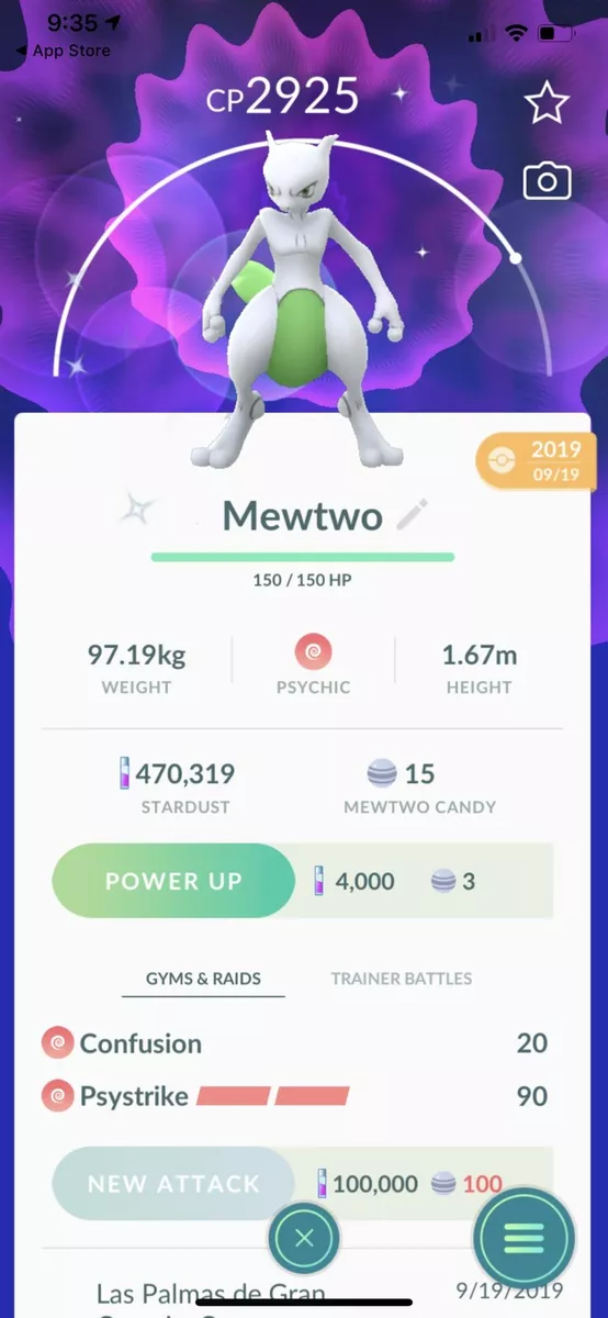 Mewtwo - Pokemon Go