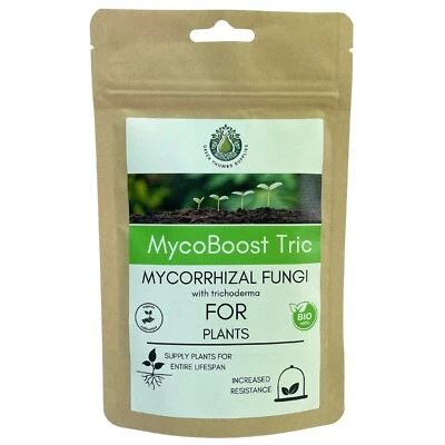 GREEN THUMBS SUPPLIES MycoBoost Tric Root Growth Enhancer + TRICHODERMA Mycorrhizal Fungi Plant Food