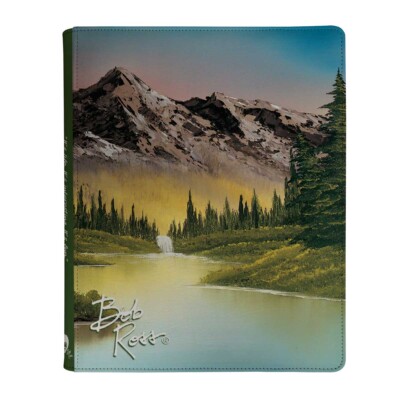 Ultra Pro - 9 Pocket Zip Pro Binder - Bob Ross Mountain Retreat