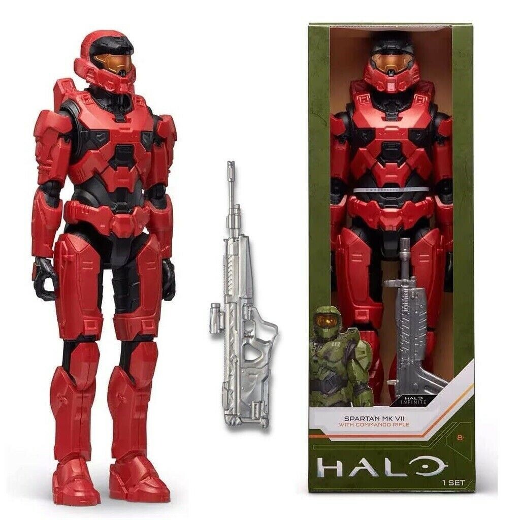 HALO ACTION FIGURE 30 CM PERSONAGGIO CON ACCESSORI SPARTAN MK VII WITH COMMANDO