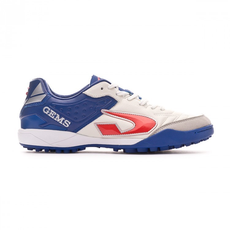 Zapatilla de fútbol Gems Viper FX Turf blancoo-Azul Zapatilla de fútbol Gems Viper FX Turf blancoo-Azul