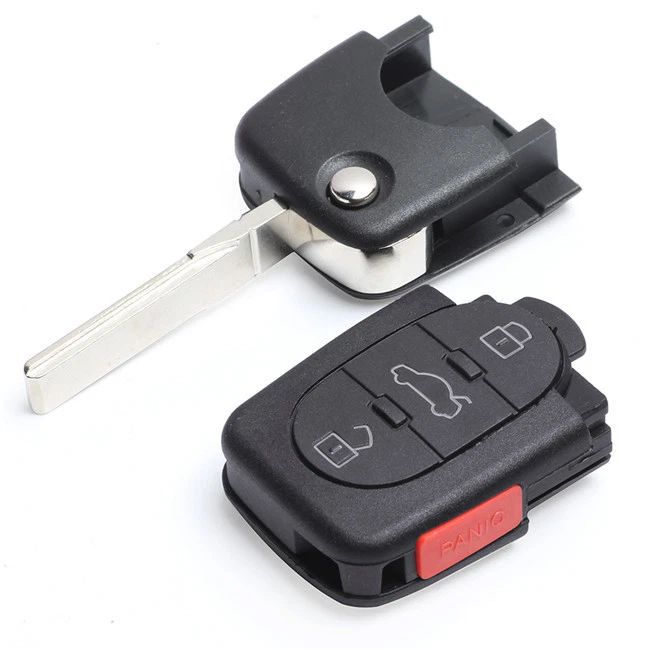 Uncut for Audi Allroad Quattro 2001-2005 Remote Key Fob FCC ID: MYT8Z0837231 Foto 3 de 3