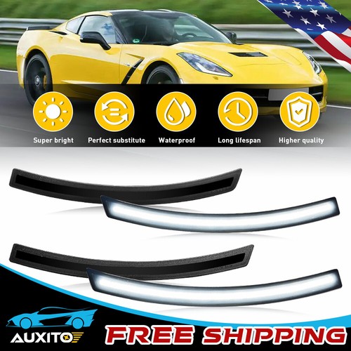 Find Smoked Lens White LED Rear Side Marker Lights For 10-14 Ford Mustang Signal Lamp In , For - Foto 11