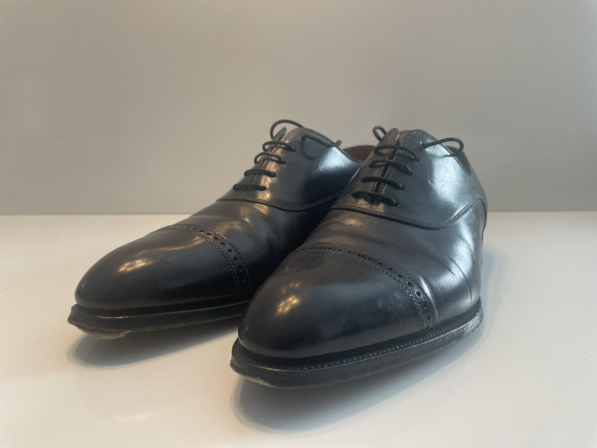 John Lobb Derby Calf Cap Toe Oxford Loafers Shoes Saddle US John Lobb Derby Calf Cap Toe Oxford Loafers Shoes Saddle US