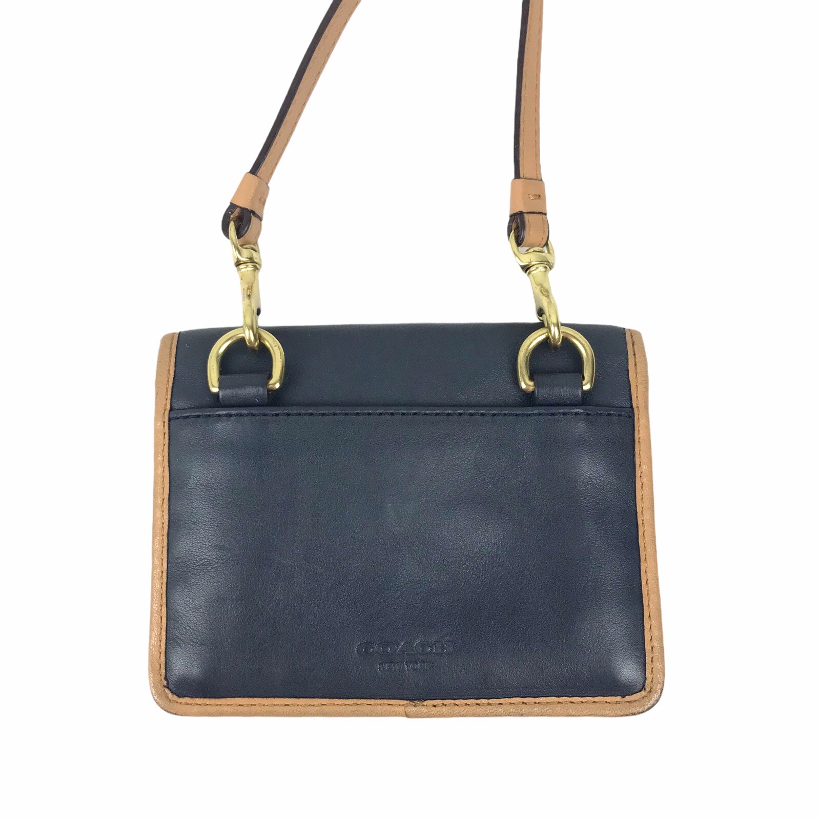 Coach Mini Crossbody Wallet Bag Color Block Gem