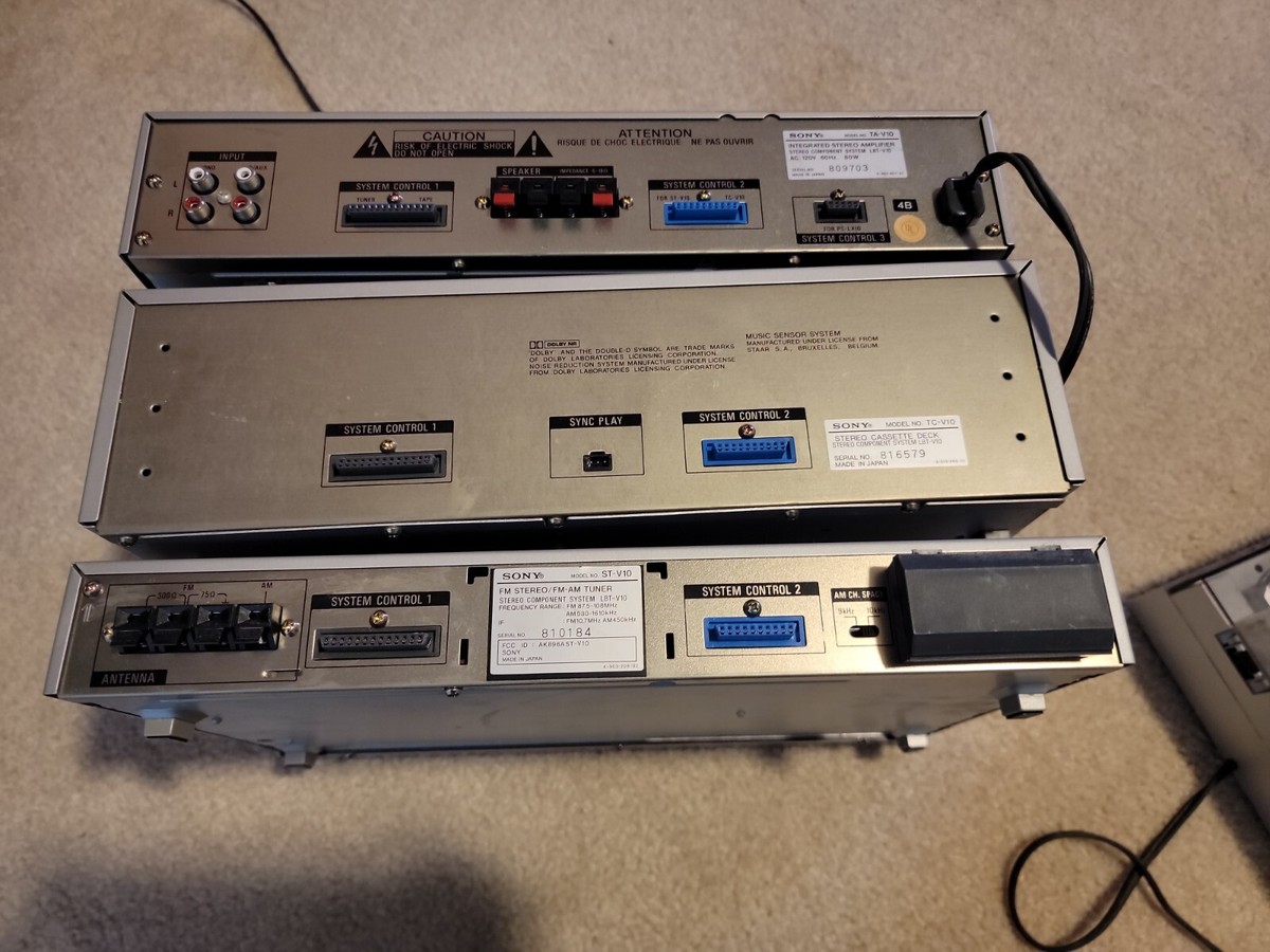 Sony LBT-V10 System, Amp TA-V10,Deck TC-V10, Tuner ST-V10 Sony LBT-V10 System, Amp TA-V10,Deck TC-V10, Tuner ST-V10
