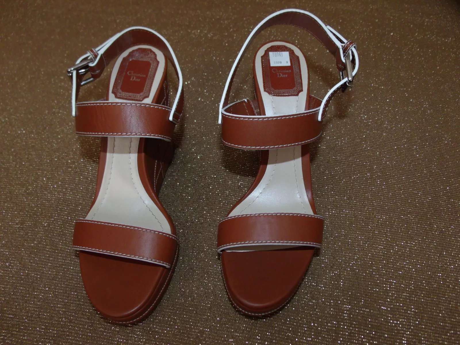 Sandale Christian Dior AUTHENTIQUEIC, femme taille 9 Safari marron 14712, liste