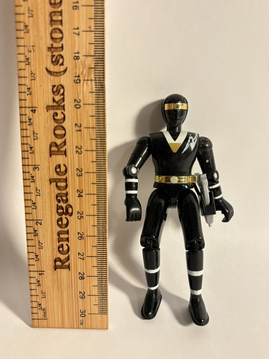 1995 Mighty Morphin Power Rangers 5” Black Alien Ranger Figure