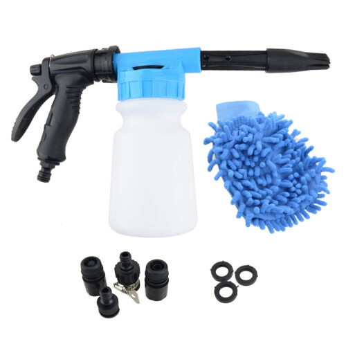 Snow Foam Washer & Spray Low Pressure Jet Bottle Set Car Wash Soap New