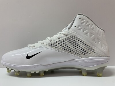 NIKE ZOOM CODE ELITE 3/4 TD WHITE BLACK 603368-101 FOOTBALL CLEATS