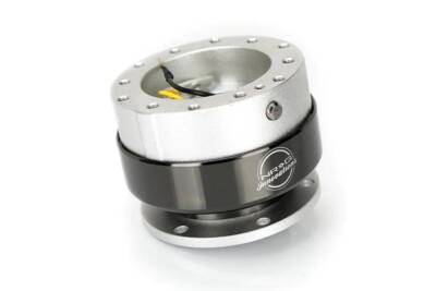 NRG Steering Wheel 2.5'' Quick Release Generation 2.0 Silver Body Titanium Ring