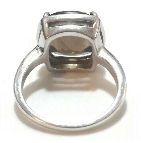 HERMOSO ANILLO PLATA DE LEY 925 CON TURMALINA MARRÓN TALLA 17,2 mm - Imagen 3 de 7