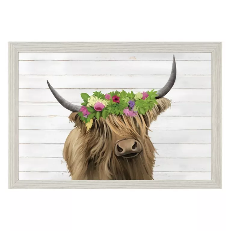 Baby Highland Cow - The Crown Prints