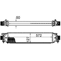 LadeluftküHler Mahle CI 427 000S FüR Abarth Fiat Alfa Romeo Lancia Opel Punto