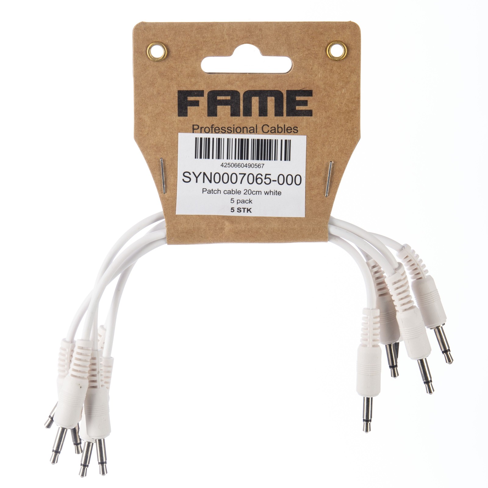 Накладной кабель Eurorack 20см 5Stk Wei ПВХ 35 мм Моноклинковый синтетический кабель 2490₽