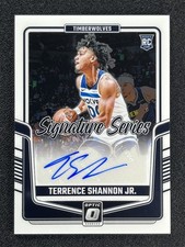 2024-25 Panini Donruss Optic Terrence Shannon Jr. Signature Series Auto RC