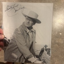 JOHN WAYNE #1 REPRINT 8X10 PHOTO SIGNED PICTURE North To Alaska