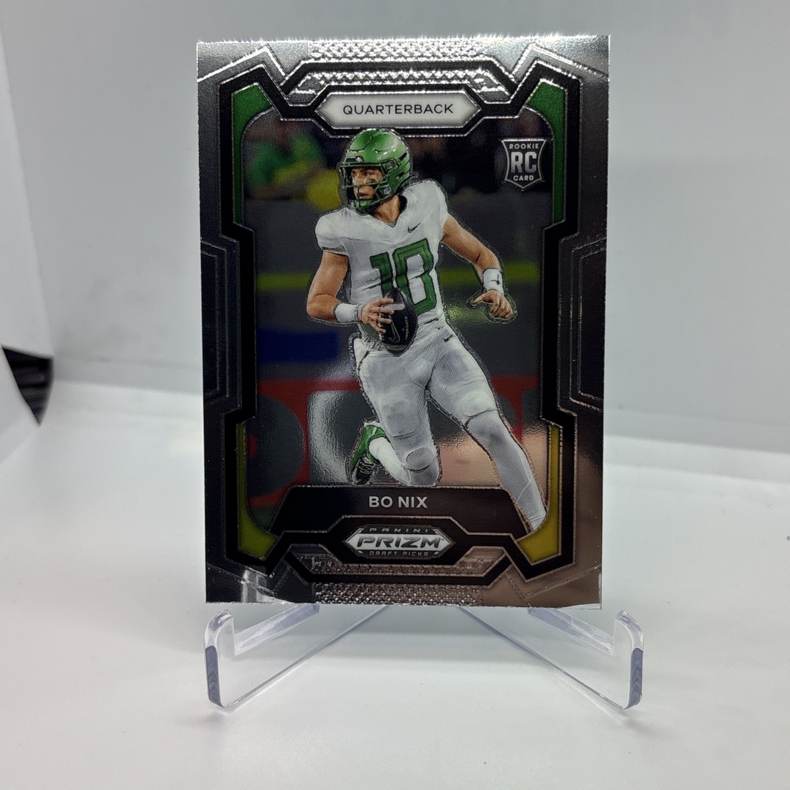 2024 Panini Prizm Draft Picks - Bo Nix #105 Silver Prizm (RC)