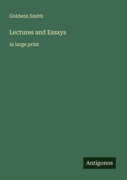 Lectures And Essays In Large Print Go*Dwin Smith Taschenbuch Englisch 2025-image