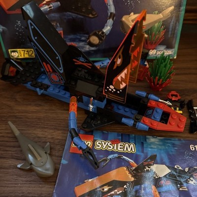 LEGO 6155 Aquazone Deep Sea Predator Box & Instructions Aqua