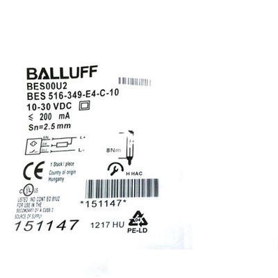   516-349-E4-C-10(BES00U2)Inductive Sensors PNP New  KD *cm