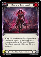 Douse in Runeblood [HNT254] (The Hunted)  Rainbow Foil Near Mint Rainbow Foil