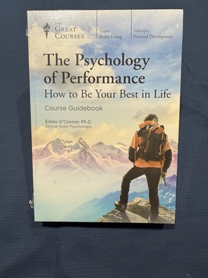 NEW Great Courses The Psychology of Performance SEALED DVD + Course Guidebook