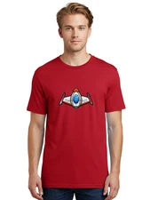 Ufo-3 Mens Graphic Tee, 100% Cotton, Casual Summer Wear