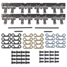 For Chevy SBC 350 Shaft Mount 1.5 Ratio Stainless Steel Rocker Arms w/ Hardware