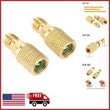 R410A Mini Split Adapter 5/16'' SAE Female to 1/4'' SAE Male Quick Couplers