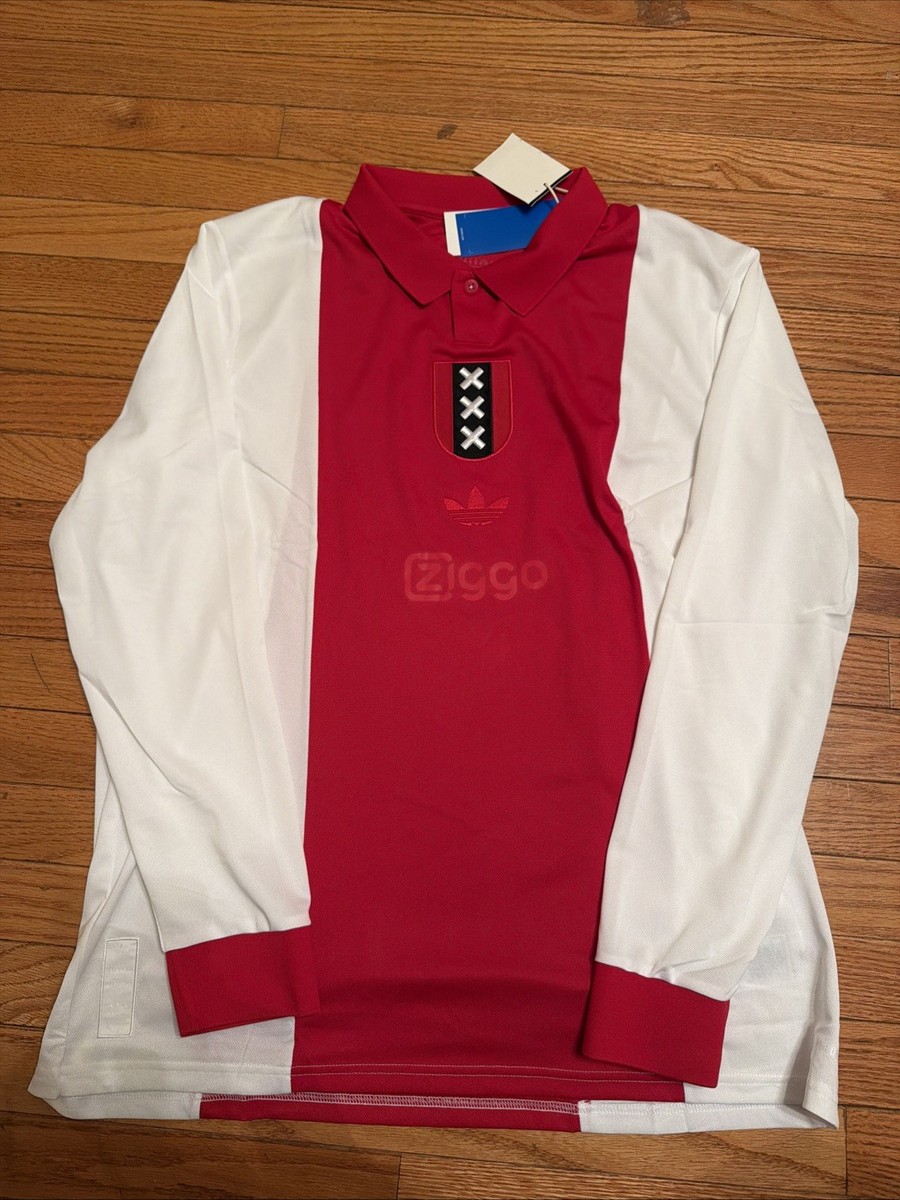 NWT adidas Ajax Amsterdam Anniversary Jersey LMTD White JF6340