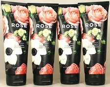 QTY 4 - Bath  Body Works ROSE Body Cream Lotion Moisturizer 8oz